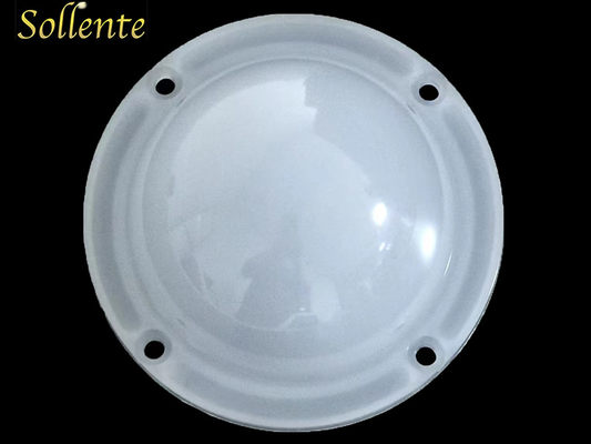 couverture de lentille en plastique blanche laiteuse ronde de 60mm pour la lumière élevée extérieure de baie