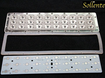 Composants asymétriques de réverbère de la lentille LED, type 3 modules d'éclairage de MCPCB LED